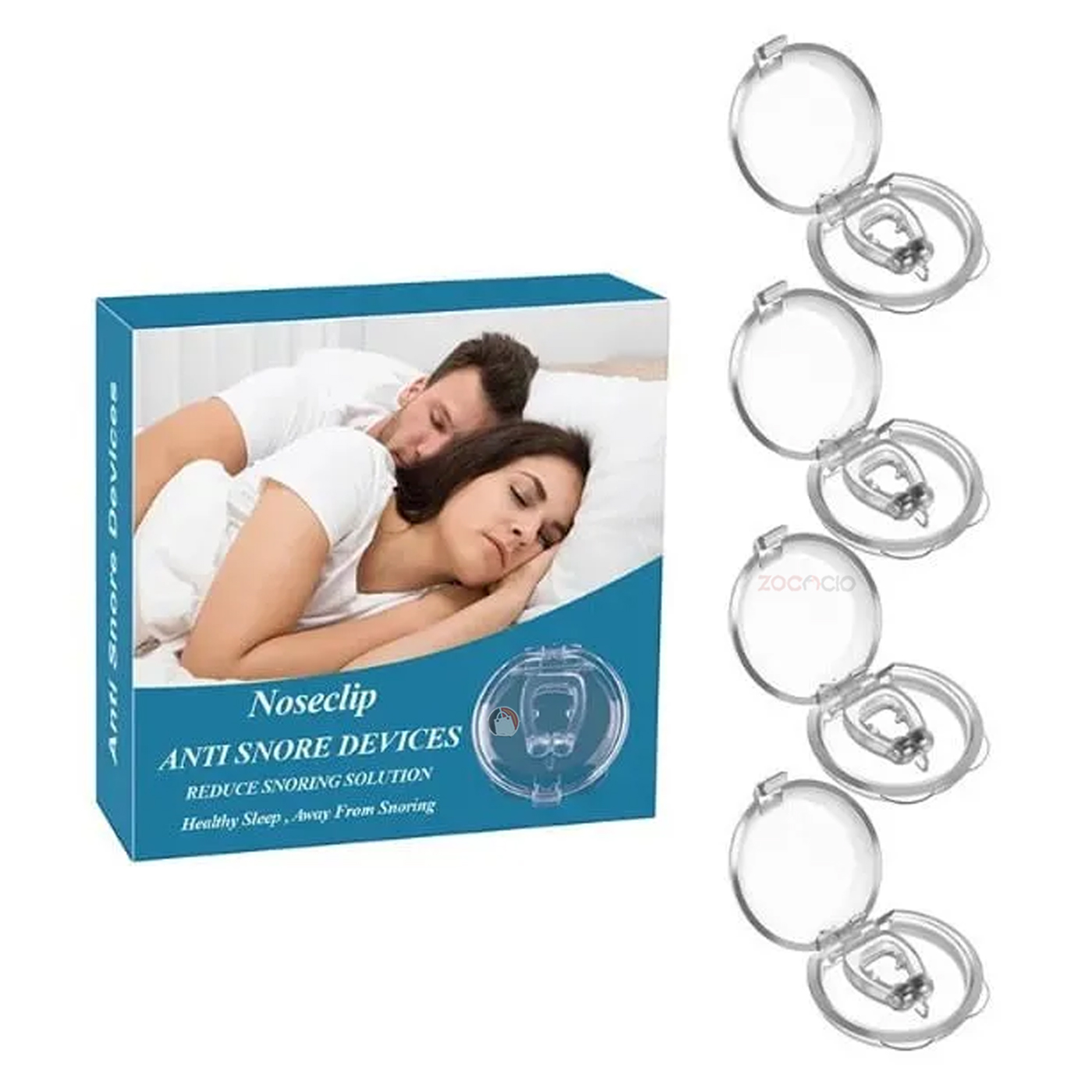 Antirronquido Magnético Clip Nasal KitX4